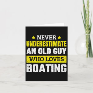 Onderschat nooit een oude man die van varen houdt kaart