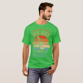 Onderschat nooit een oude man met een ukulele t-shirt (Voorkant volledig)
