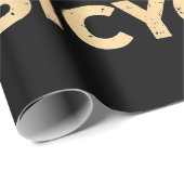 Onderschat nooit een oude man op een fiets. cadeaupapier (Rol Hoek)