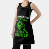 Onderschat nooit een oude Man Pickleball Paddle Schort (Insitu)