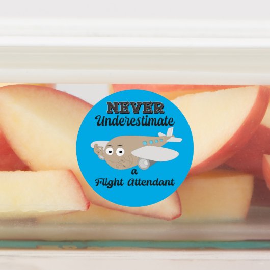 Onderschat nooit een vliegend Begeleidende labels (Aangebracht)