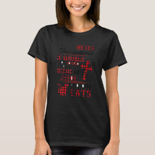 Onderschat Nooit Een Vrouw Bedekt Met Het Bloed Va T-shirt