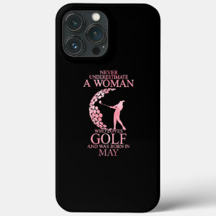 Onderschat nooit een vrouw die van Golf en binnen  Case-Mate iPhone Case