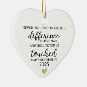 Onderschat nooit het verschil dat je hebt gemaakt keramisch ornament (Rechts)