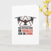 Onderschat nooit iemand met een drone kaart (Gele Bloem)