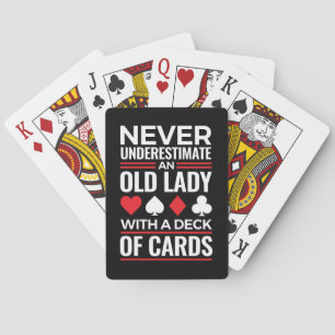 Onderschat nooit Old Lady Deck van Kaart Bridge