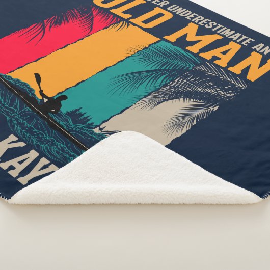 Onderschat nooit oud Man met Kayak Sherpa Deken (3/4)