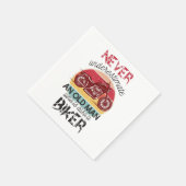 Onderschat nooit oude Man-bil Servet (Hoek)