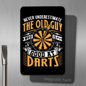 Onderschat nooit oude school dart spelers magneet