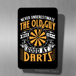 Onderschat nooit oude school dart spelers magneet