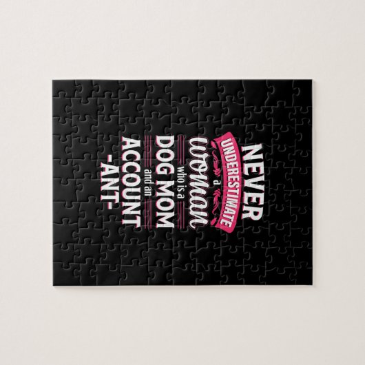 Onderschat nooit vrouw die mam-accountant doet legpuzzel (Horizontaal)