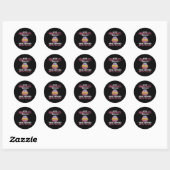 Onderschat Onderschat Hersenoperatie Ronde Sticker (Vel)