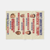 ONDERSCHAT TRUMP NIET FLEECE DEKEN (Voorkant (Horizontaal))