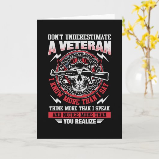 Onderschat veteraan - VS Kaart (Gele Bloem)