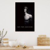 Onderschatte Minimalist – Motiverende Stille Krach Poster (Keuken)