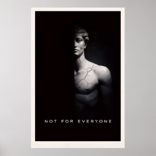 Onderschatte Minimalist – Motiverende Stille Krach Poster