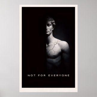 Onderschatte Minimalist – Motiverende Stille Krach Poster