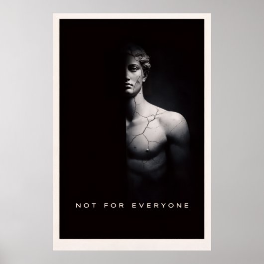 Onderschatte Minimalist – Motiverende Stille Krach Poster (Voorkant)