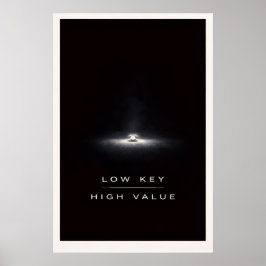 Onderschatte Minimalist - Motiverende Stille Krach Poster