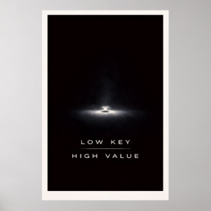 Onderschatte Minimalist - Motiverende Stille Krach Poster