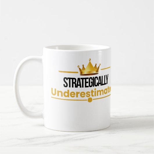 Onderschatte Stille Vertrouwen Quote Koffiemok (Links)