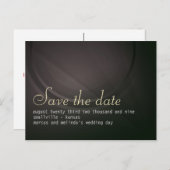 Onderscheid gepersonaliseerd Save the Date Kaart (Voorkant / Achterkant)