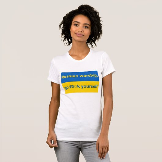 Onderscheid met het Oekraïense Shirt voor vrouwen- (Voorkant volledig)