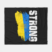 Onderscheid met Oekraïne Love Support Ukraine Mann Fleece Deken (Voorkant (Horizontaal))