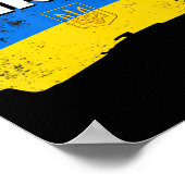 Onderscheid met Oekraïne Love Support Ukraine Mann Poster (Hoek)