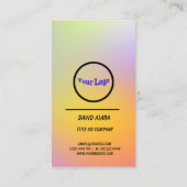 Onderscheidend digitaal Visitekaartje (Achterkant)