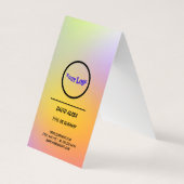 Onderscheidend digitaal Visitekaartje (Achterkant)