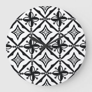 Onderscheidend Indonesisch Batik: motieven. Grote Klok