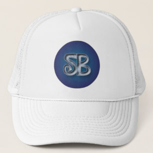 Onderscheidend monogram "SB" Trucker Pet