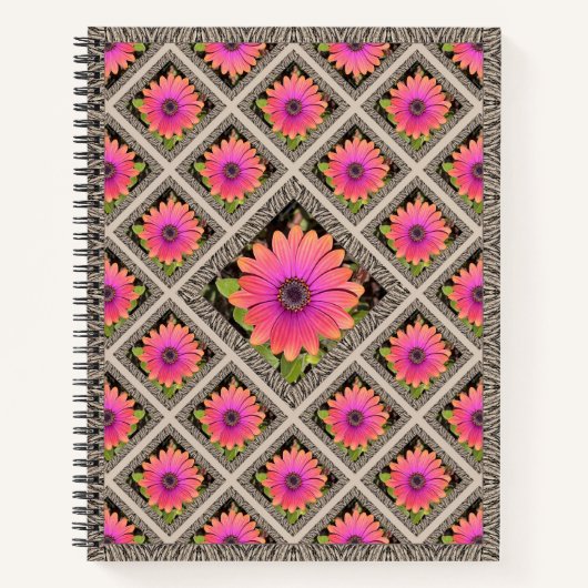 Onderscheidend Notitieboek met African Daisies (Voorkant)