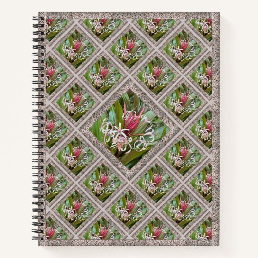 Onderscheidend Notitieboek met Pink Spider Lillies (Voorkant)