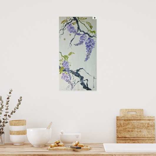 Onderscheidend Paars parfumeventiel Poster (Keuken)