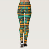 Onderscheidend tribaal patroon leggings (Achterkant)