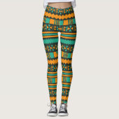 Onderscheidend tribaal patroon leggings (Voorkant)