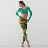 Onderscheidend tribaal patroon leggings