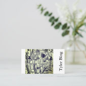 Onderscheidende Abstracte kunst, 'Vogue' in Bleek  Visitekaartje (Staand voorkant)