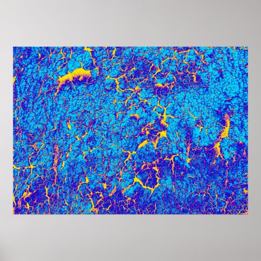 Onderscheidende Abstracte textuur Poster (Voorkant)