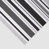 Onderscheidende grijze, zwarte, witte strepen tissuepapier (Detail)