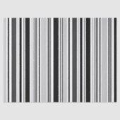 Onderscheidende grijze, zwarte, witte strepen tissuepapier (Voorkant)