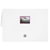 Onderscheidende Hummingbird Kaart (Achterkant Horizontaal)