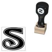 Onderscheidende letter "S" Rubberstempel (Gestempeld)