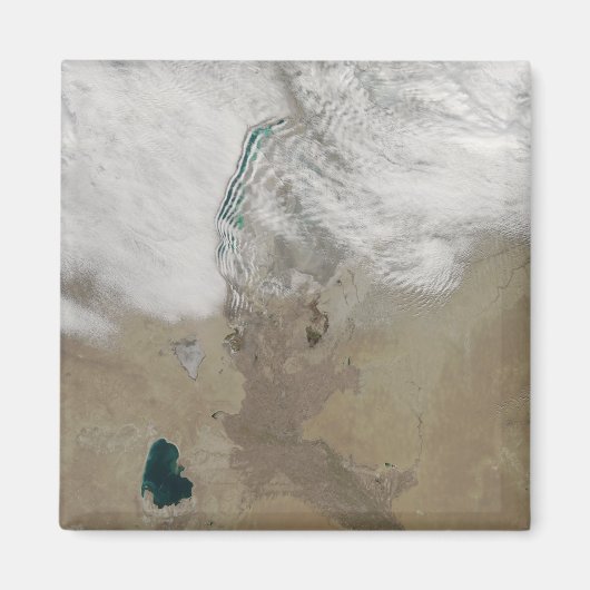 Onderscheidende lijnen van wolken magneet (Voorkant)