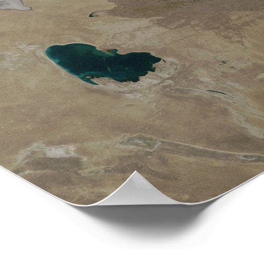 Onderscheidende lijnen van wolken poster (Hoek)