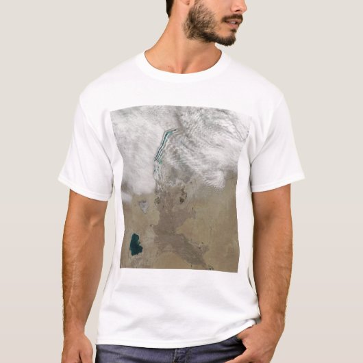 Onderscheidende lijnen van wolken t-shirt (Voorkant)