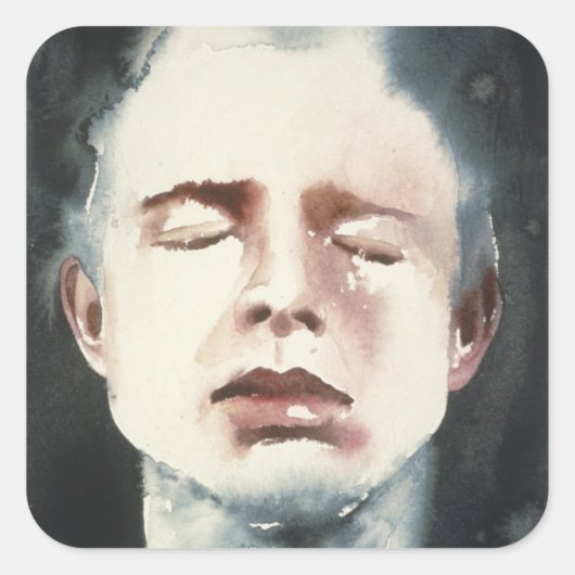 Onderscheidende merken 4 vierkante sticker (Voorkant)