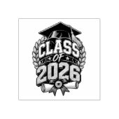 Onderscheidingsklasse 2026 Afstudeerfeest Design Rubberstempel (Afrduk)
